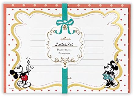 Amazon ホールマーク レターセット ディズニー ペイントミッキー ミニー 739 416 レターセット 文房具 オフィス用品