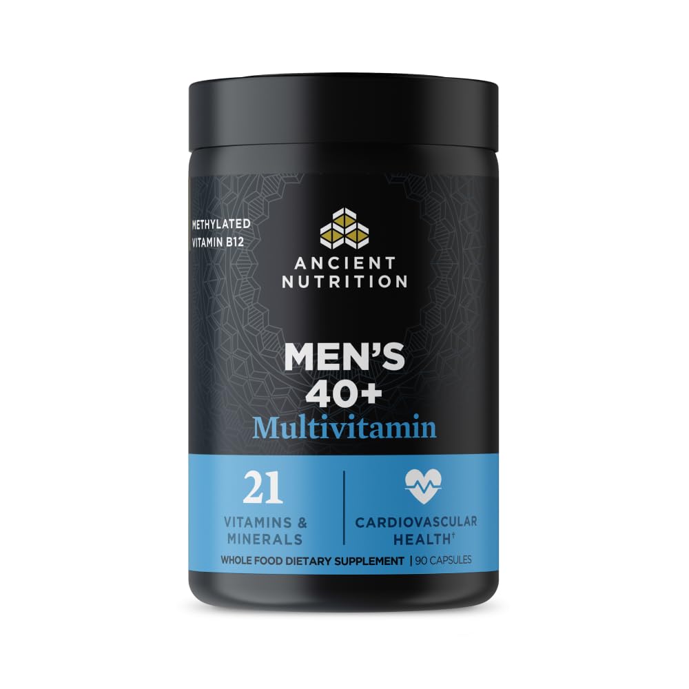 Ancient Nutrition, Multivitamin Mens 40 Plus 3 Day, 90 Count