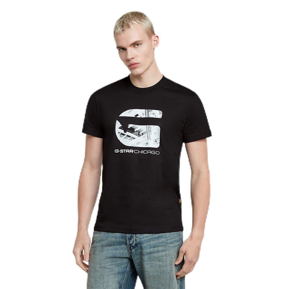 G-Star Men's Chicago T-Shirt, Black (dk black D25692-C336-6484), M