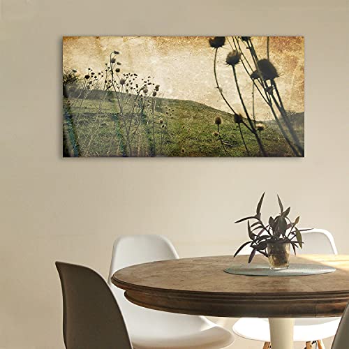Tableau acrylique Meadow Flowers 100x50cm pour salon - 3