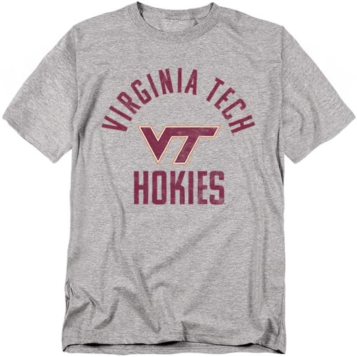 Virginia Tech Official Hokies Logo Unisex Adult T-Shirt Hokies Logo Large