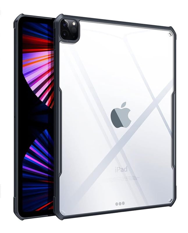 Image of WHITBULL Ultra Hybrid Back Cover Case Designed Compatible with iPad Pro 12.9 (2021) (5th Generation)-Black