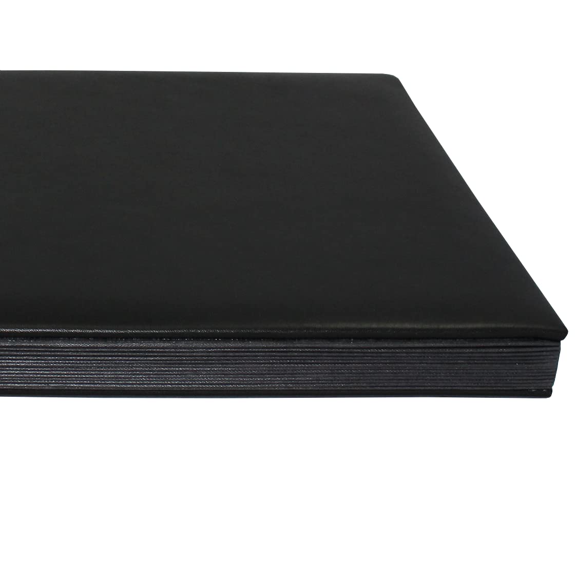 Classificatore con indice 1 – 12 (jan. dez.) in pelle bovina pieno liscio in Nero