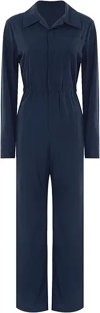 Women's Insulated Coverall Mechanic Uniform Workwear Boiler Suit Jumpsuit