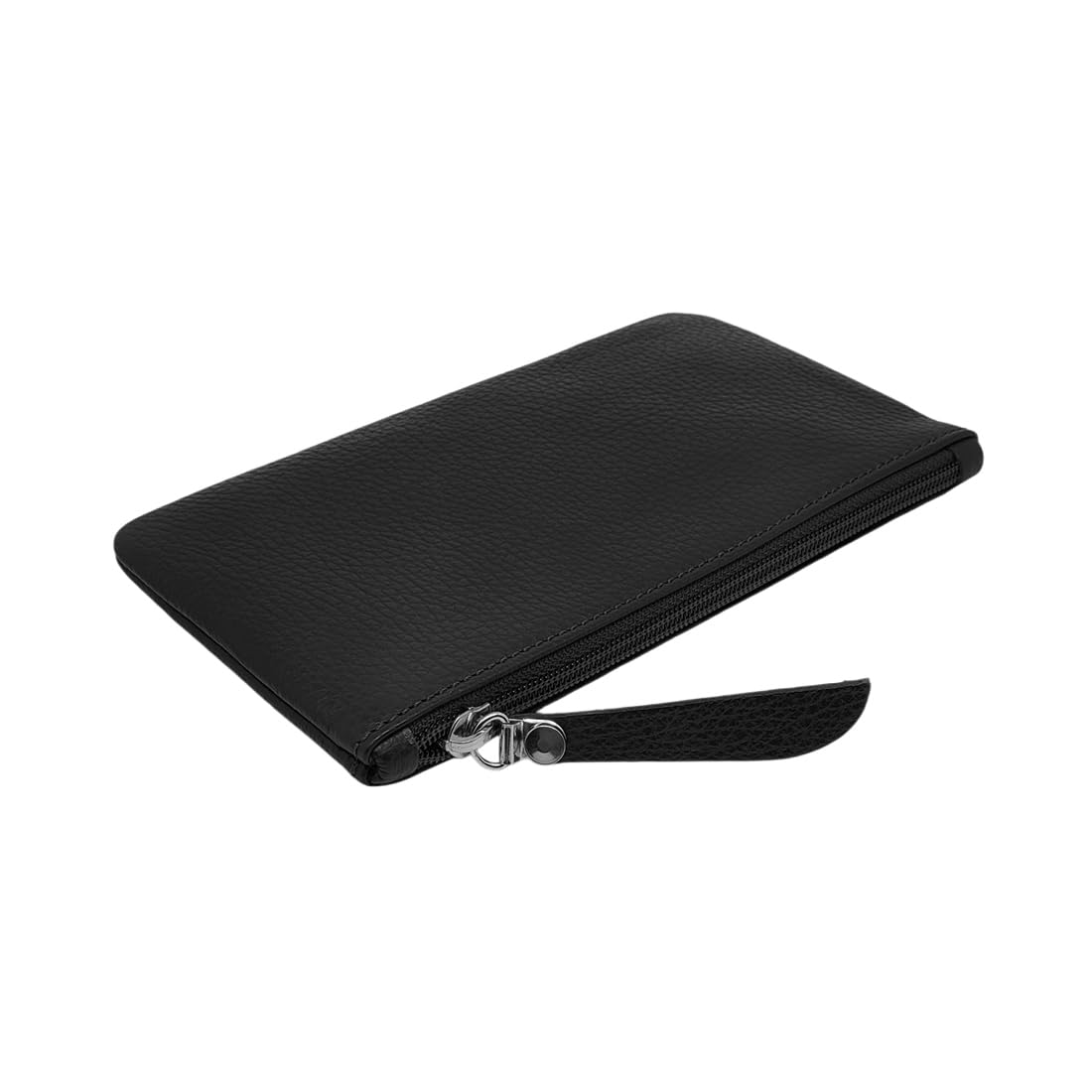 FAST WORLD SHOPPING Pochette Vera Pelle Unisex, Borsello a Mano Uomo Donna, Bustina Versatile, Borsellino per Trucco, Astuccio Porta Penne e Matite, Custodia Make-Up e Accessori