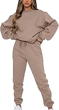 Women's Tracksuit Fleece Pullover Sweatshirt and Pants Clothing Set