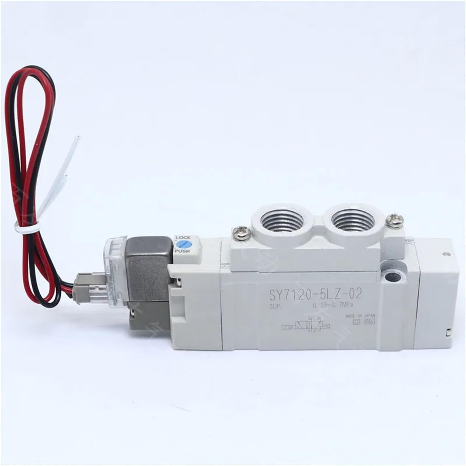 Válvula solenoide pneumática SY7120-5LZ/5LD/5LZE/5MZE/5GD/5LZD-02