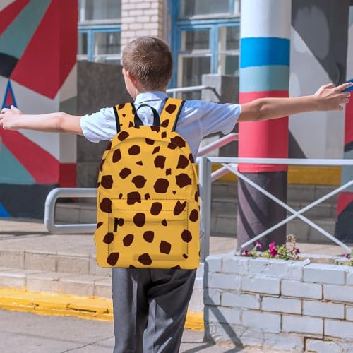 Leopard Print Backpacks Bookbag Animal Skin Laptop Bag Daypack Travel Hiking Camping 16 Inch Style 33