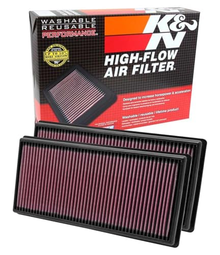 K&N 33-2276 Filtri Aria Sostitutivi Auto, Lavabile e Riutilizzabile