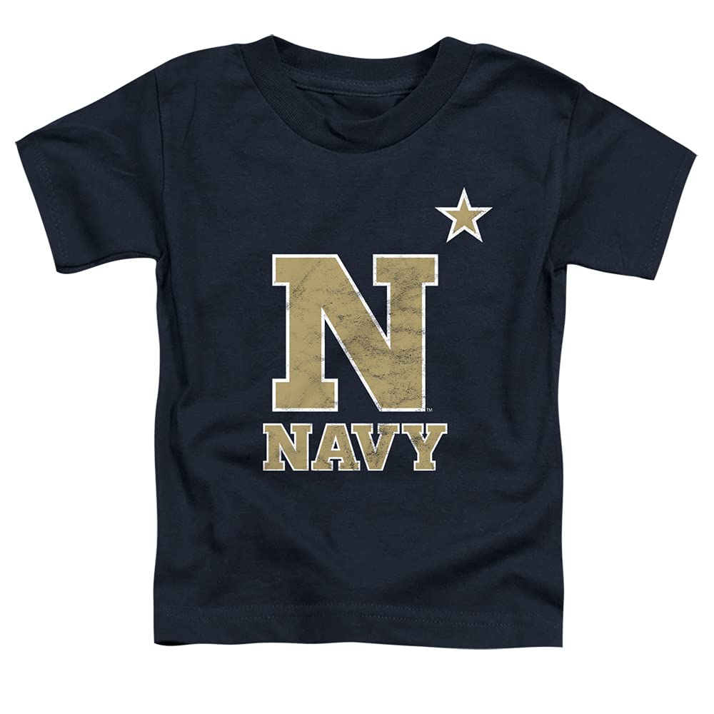 Us Naval Academy Official Distressed Primary Unisex Toddler T Shirt,Navy, 2