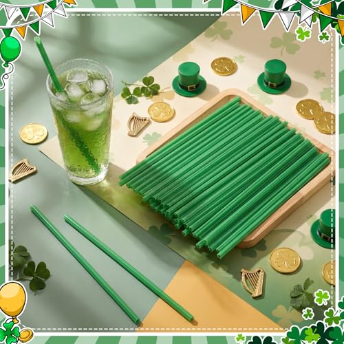 Pitillos plásticos desechables shamrock Pack 50 unidades miniatura 5