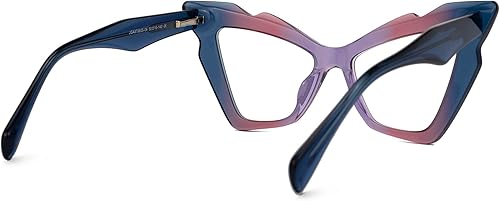 Miniatura 7 de Zeelool Elegante marco de gafas de mariposa para mujeres con lente transparente sin receta Wafae ZJGA879605