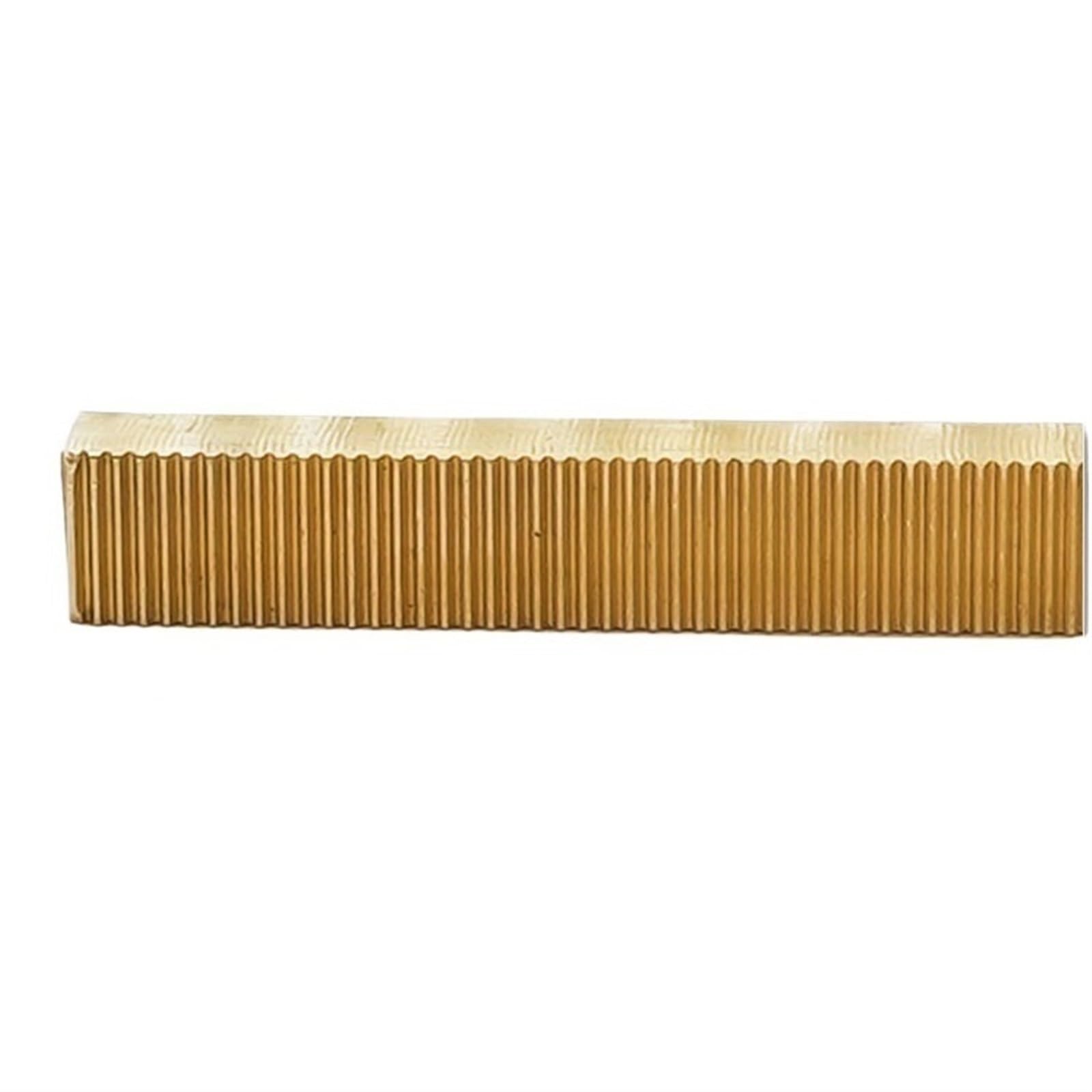 Cremagliera in ottone a denti dritti da 0,5 moduli, lunghezza da 200 mm a 1000 mm, trasmissione lineare con ingranaggi cilindrici da 0,5 m meccanico(5x8x750mm)