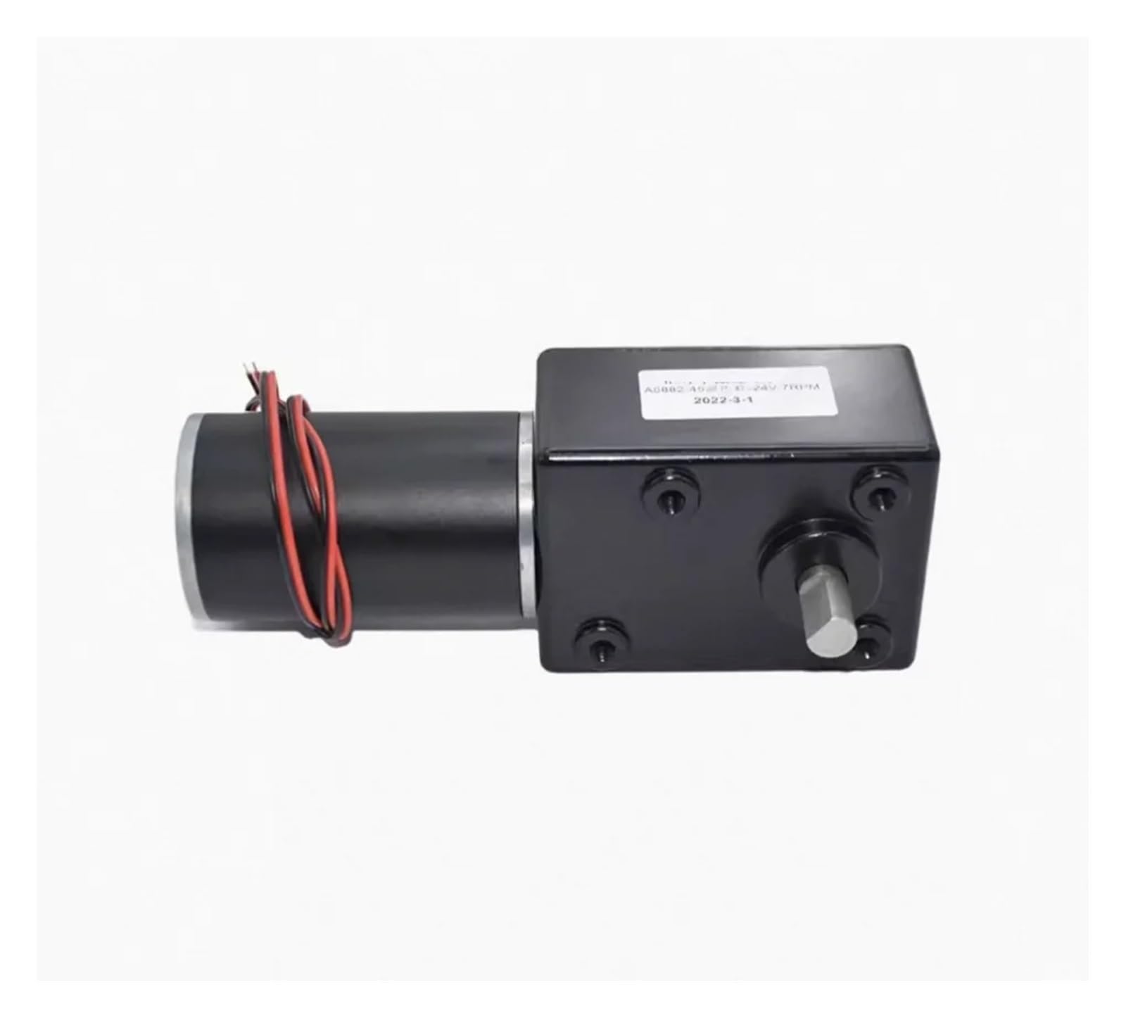 A5882-4 250 kg.cm 12 V 24 V Gleichstrom-Getriebemotor, starkes Drehmoment, Metall-Turbo-Schneckengetriebe, umgedrehte selbsthemmende Schnecke mit niedriger Drehzahl(24V 100RPM)