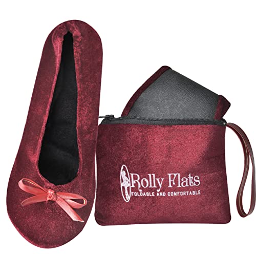 Image of Women's Foldable Ballet Flats - Portable Flat Shoes for Travel and Wedding that Fit in Your Purse