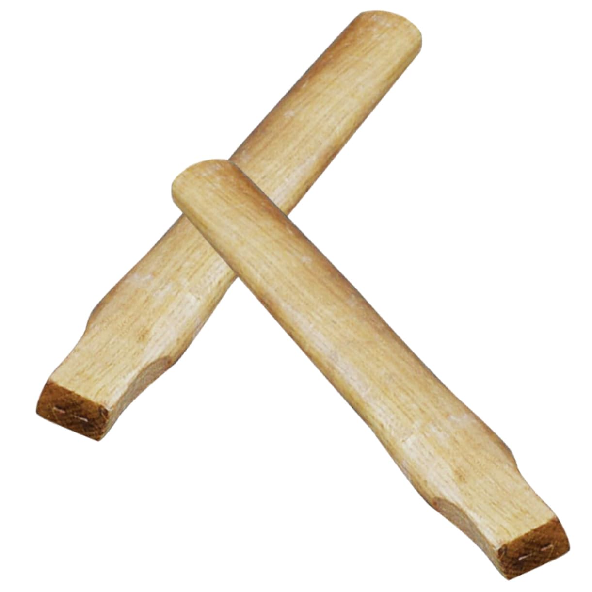 Toddmomy 2Pcs Convenient Axe Handle Replacement Solid Hatchet Handle for Repair Durable Axe Accessory for Felling and Hammer Tools Easy Installation Money Saving