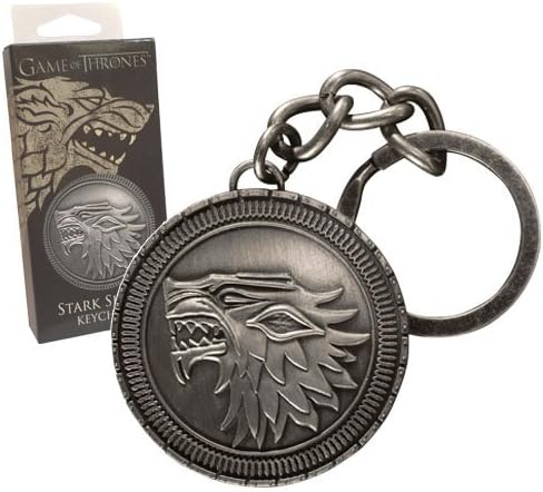 The Noble CollectionGame of Thrones Stark Direwolf Shield Die-Cast Keychain