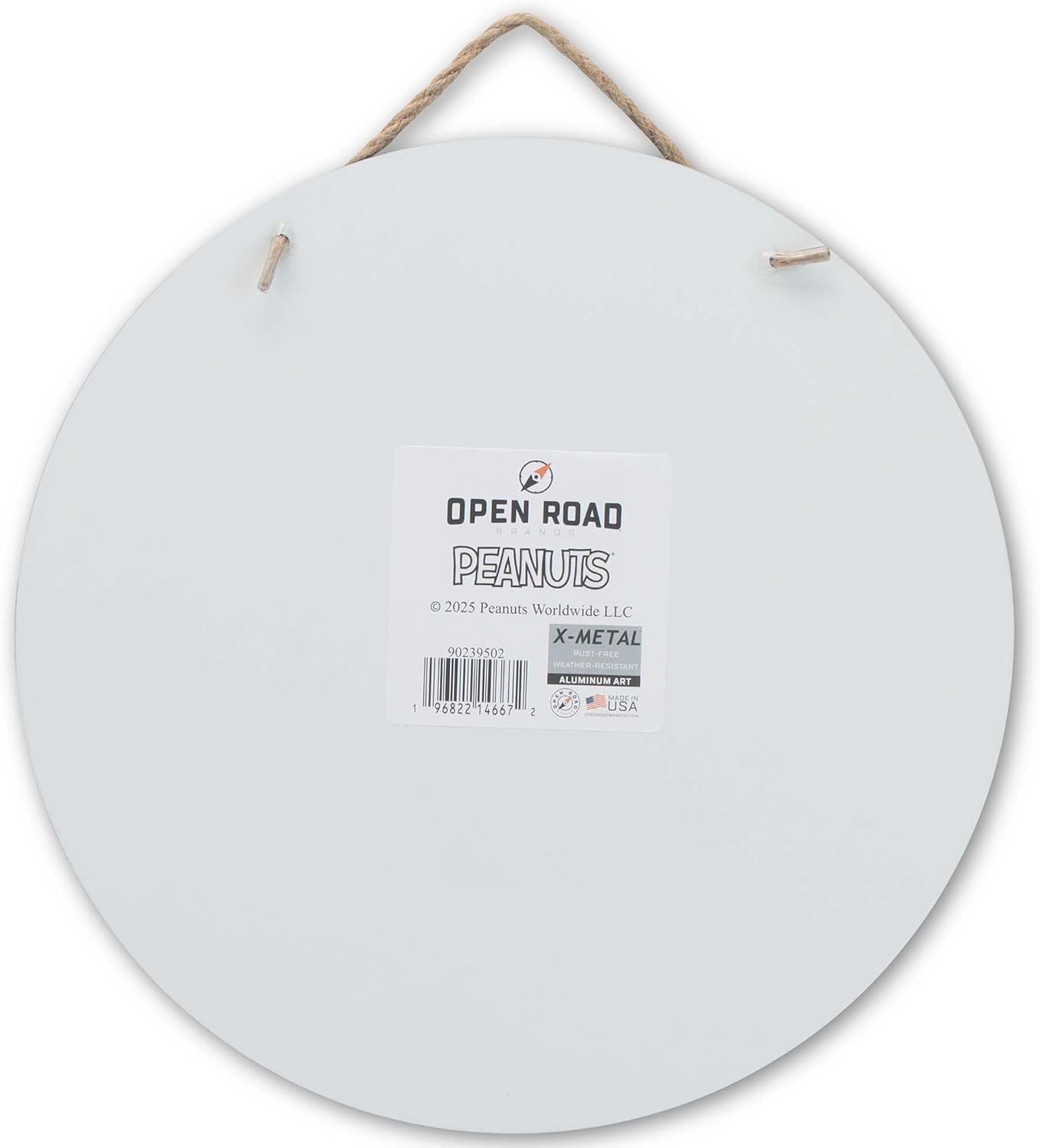 Peanuts Snoopy Joy Hanging Metal Wall Decor - Cute Snoopy Christmas Decoration for Home - Image 3