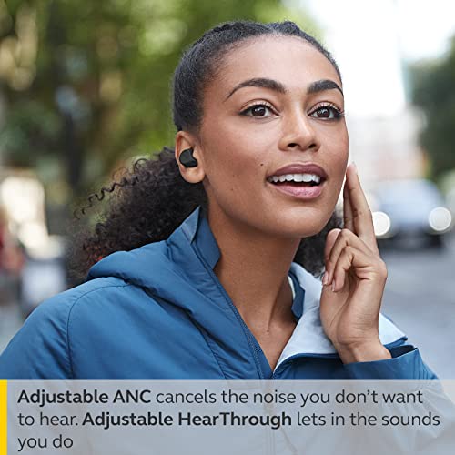 Image of Jabra Elite 7 Active In-Ear Bluetooth Truly Wireless Waterproof Sports In Ear Earbuds With Mic, Active Noise Cancellation, Multipoint Connectivity And Shakegrip, Active Fit - Black