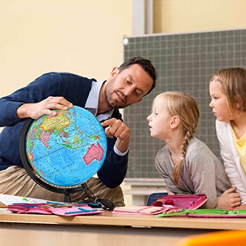 GOCHANGE Political Globe, 13in Educational Globes for Classroom, Political Teaching Tool with HD Waterproof & Writable Erasable Surface, 360° Spinning for Education & Desk Decor by GOCHANGE - Image 5