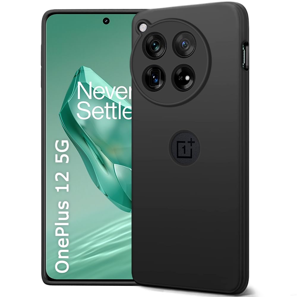 TheGiftKart Liquid Silicone Back Cover Case for OnePlus 12 5G | Soft Micro-Fibre Lining Inside | Camera Protection Bump | Shockproof Back Cover Case for OnePlus 12 5G (Silicone, Black) (B0CSDM1MT6) Amazon Price History, Amazon Price Tracker
