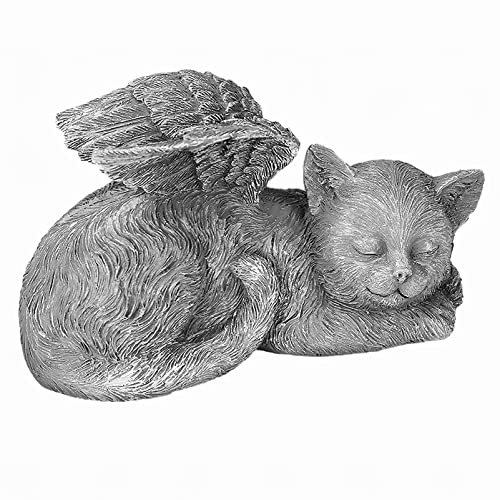 Xakay Statue commémorative en résine pour animal de compagnie, chat endormi pour honorer l'animal de compagnie bien-aimé, statue hommage marqueur, pour la maison, le jardin, la cour Cover