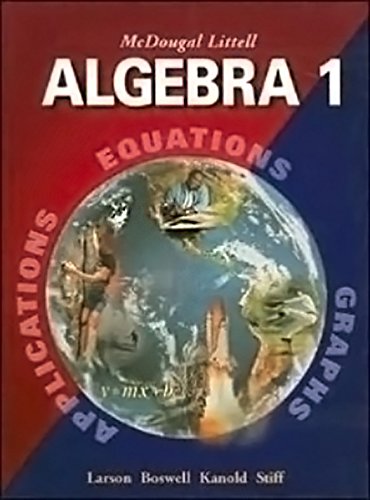 Algebra 1, Grades 9-12 Notetaking Guide: McDougal Littell High School Math Kentucky (Larson ...