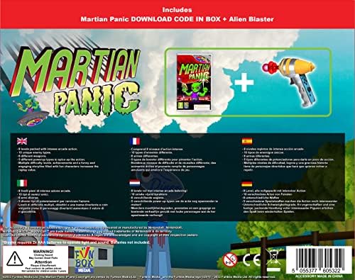 Boss Developments Martian Panic Game and Blaster Gun Bundle - 3