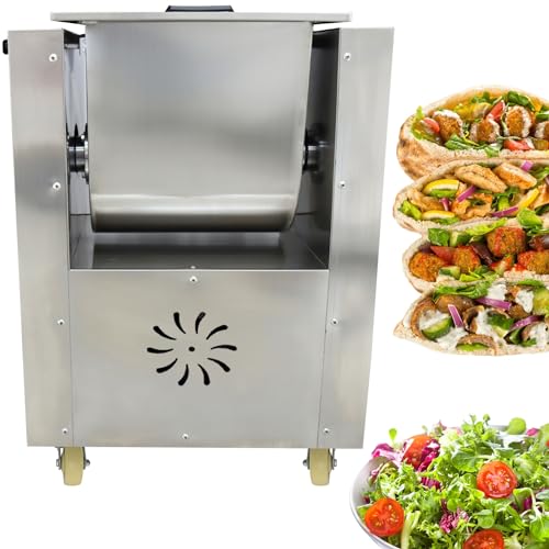 TXMACHINE® Commercial Food Preparation Equipment Automatic Vegetables Stuffing Mixing Machine Meat Stuffing Mixer Stand Mixers filling blending blender machine (220V/60HZ, 30L/7.9GAL)
