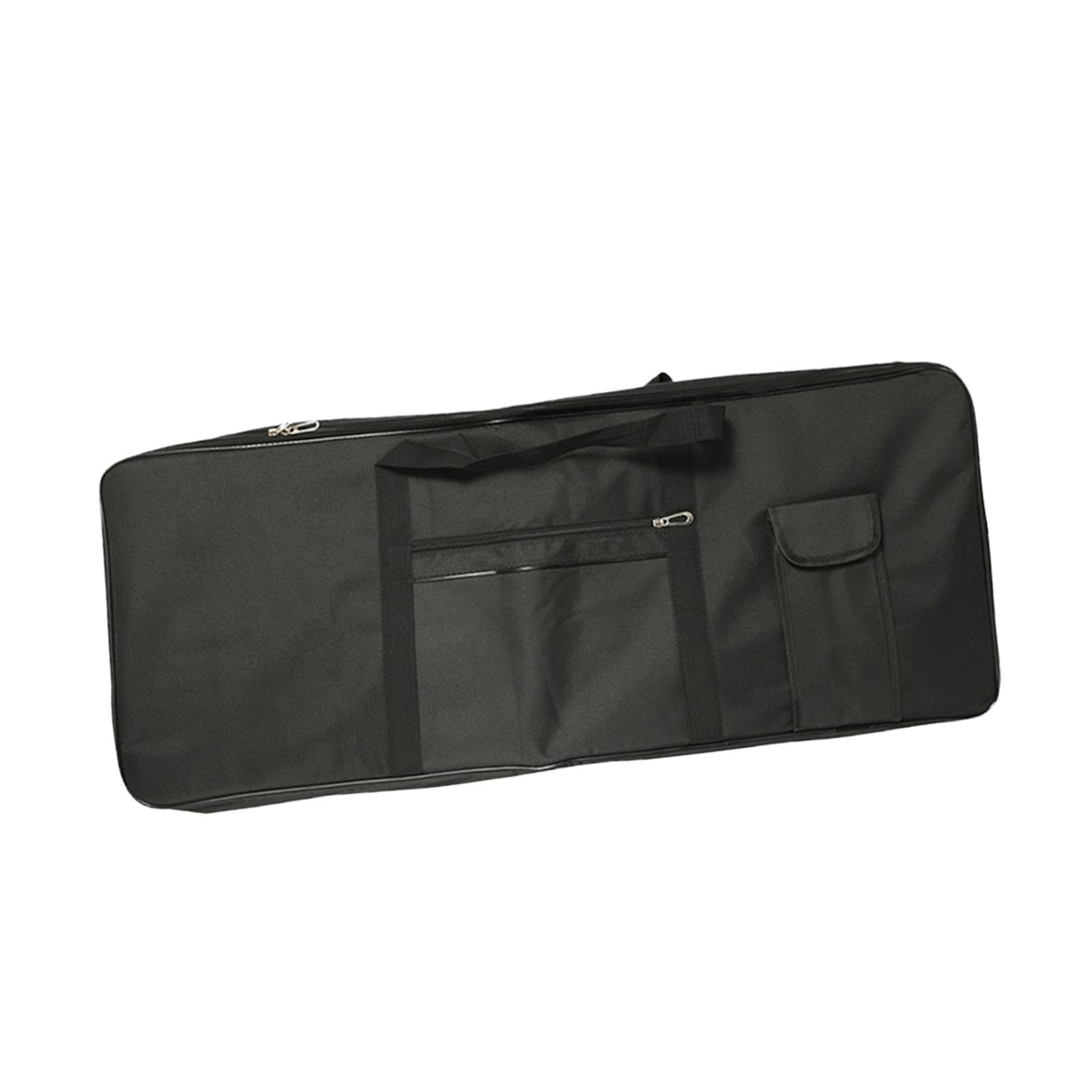 harayaa Funda para Teclado Electrónico de 61 Teclas Mochila para Piano Bolsa de Almacenamiento Estuche de Viaje con Bolsillos Exteriores Y Acolchado Grueso a, Tela Oxford