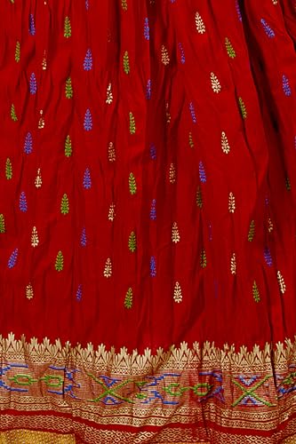 Chandrakala Flowy Long Skirt for Women A Line Casual Beach Party Holiday Maxi Skirts (S115-P)4