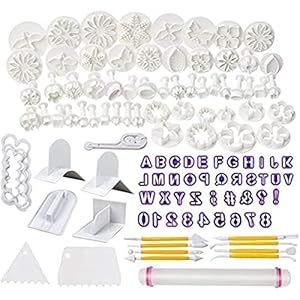 Blosum 114-teiliges Fondant Ausstechformen Kuchen Dekorationsset