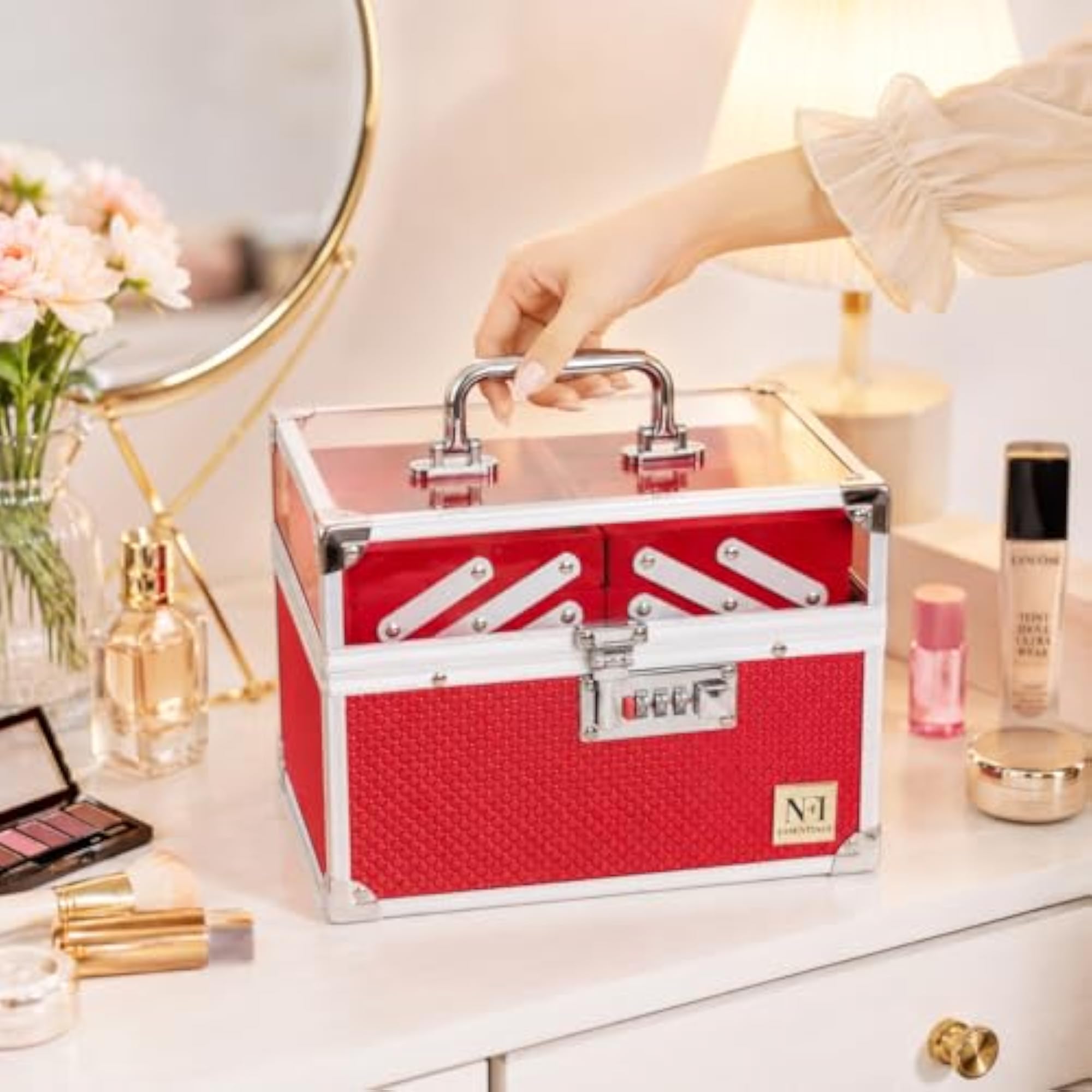 Makeup Organizer Box for Women, Bridal Makeup Case