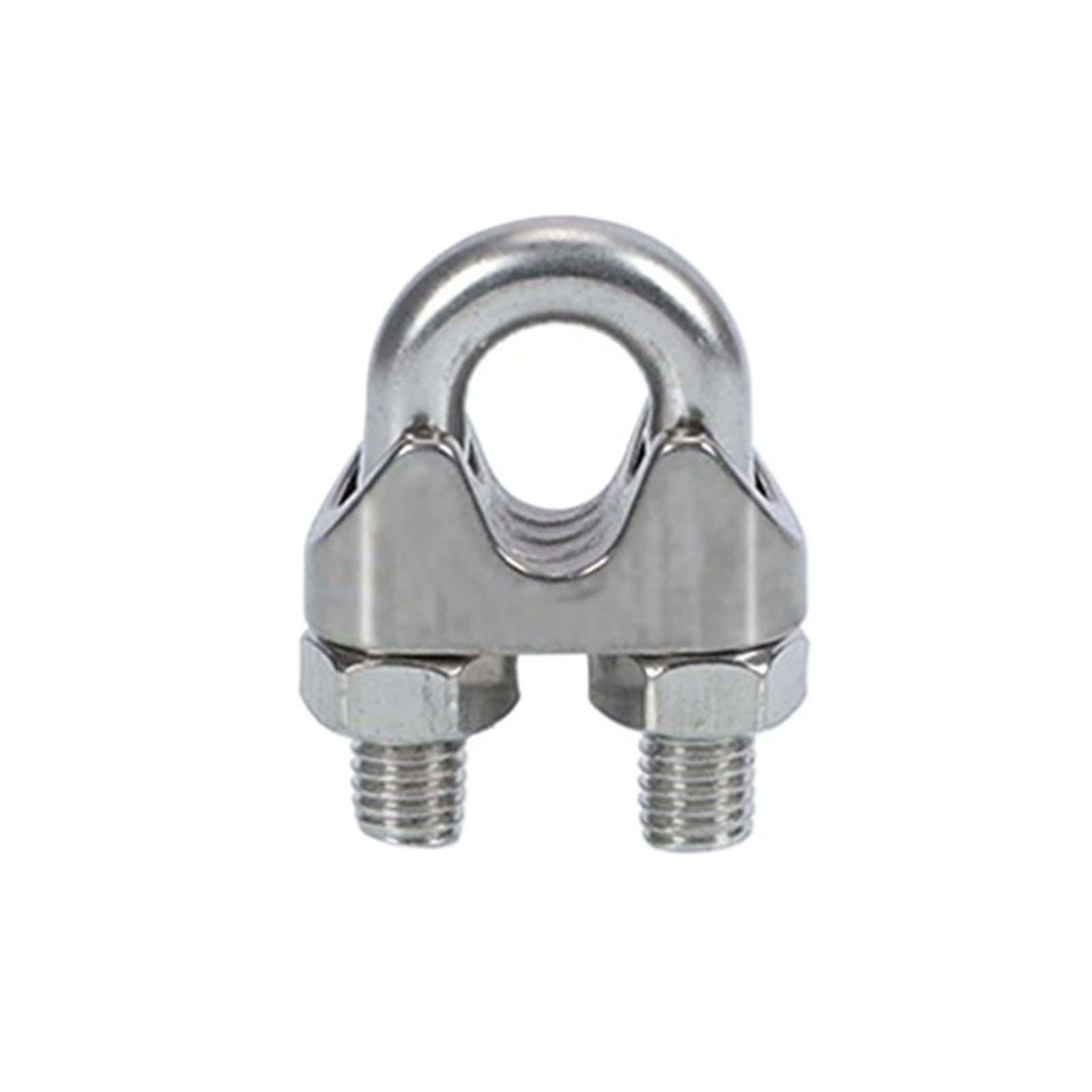 Uoxhfdh Silver 5 Pcs Stainless Steel U Type Clamp M2, M3, M4, M5, M6, M8(M10)