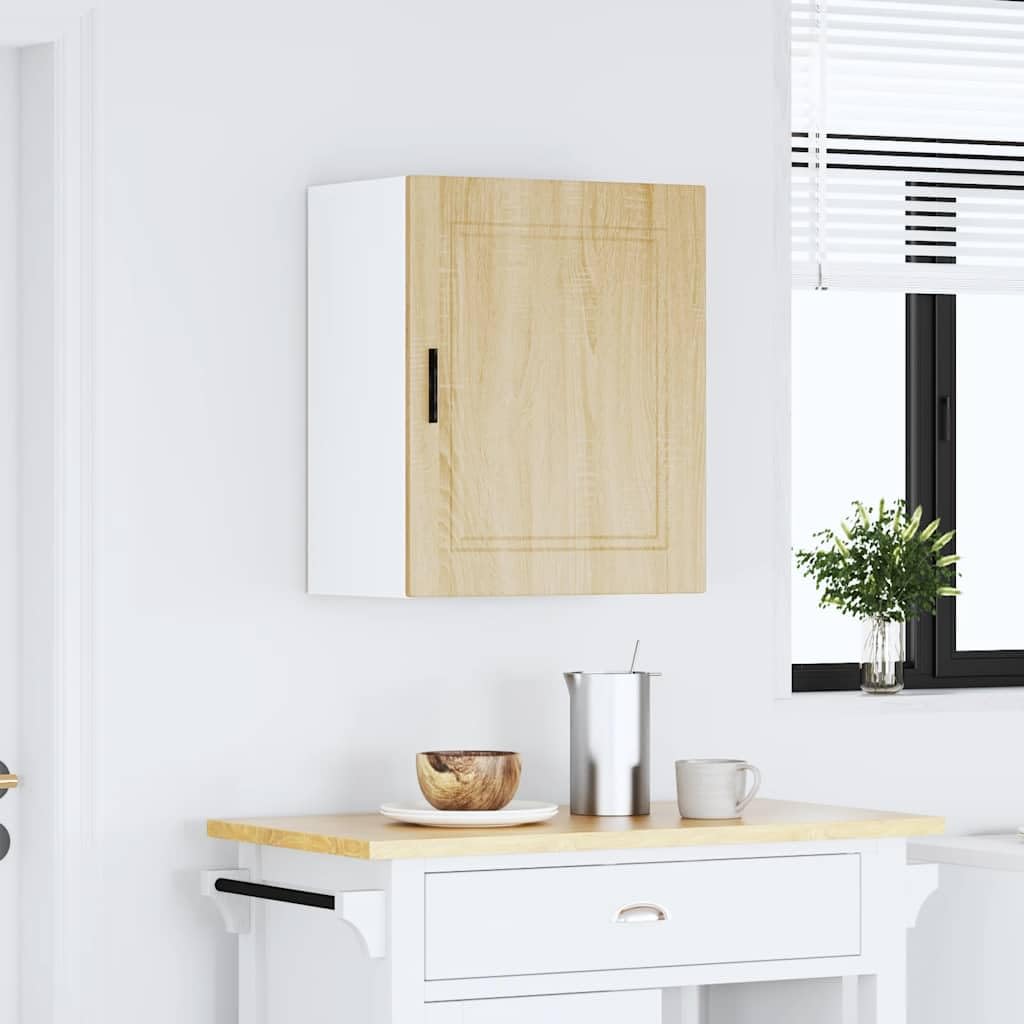 vidaXL Kitchen Wall Cabinet Porto Sonoma Oak Engineered Wood, 50 x 31 x 60 cm - Image 3