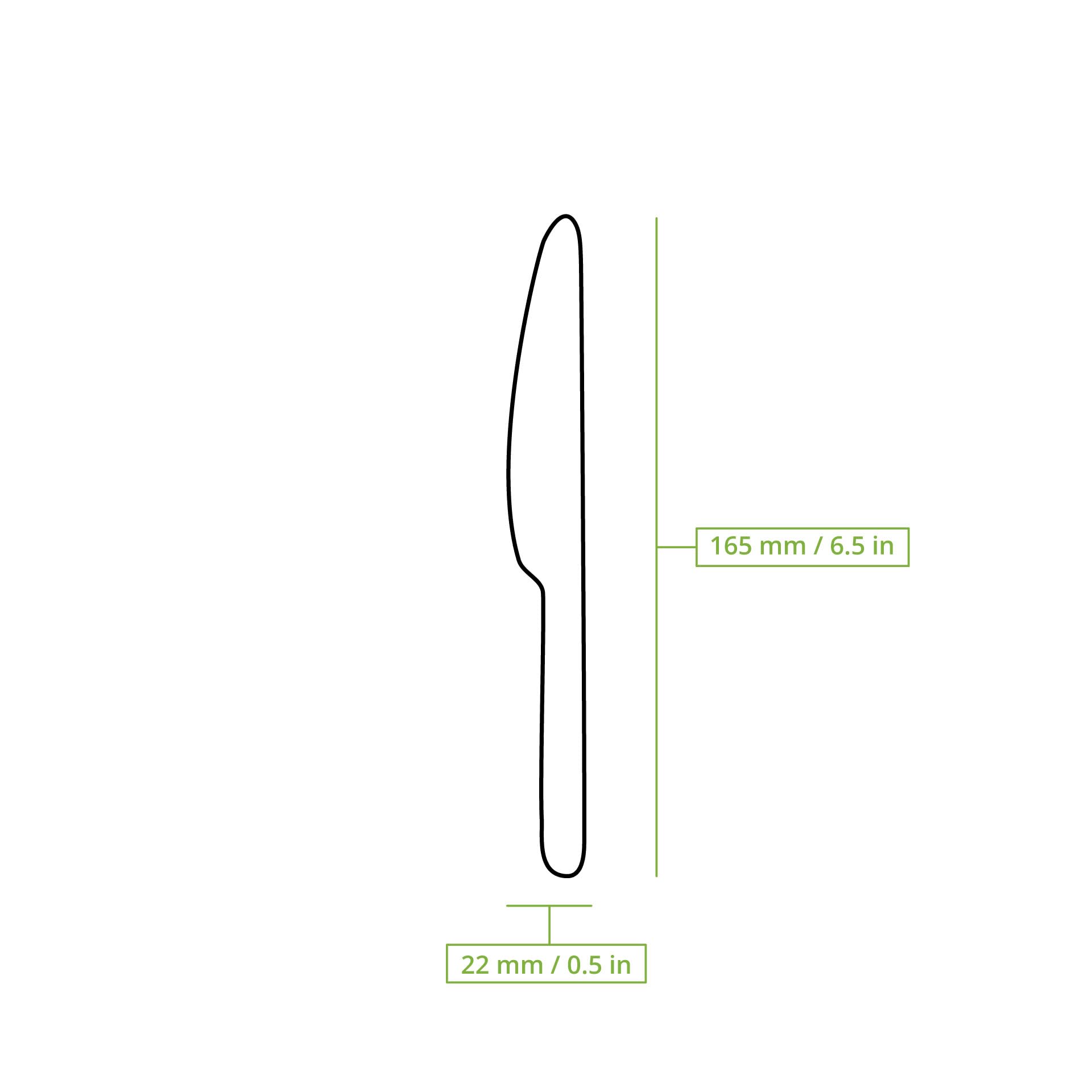 BIOZOYG Legno monouso | Coltello di legno posate monouso bio set da tavola monouso legno posate usa e getta coltello di legno set tavola monouso posate coltello lubrificante