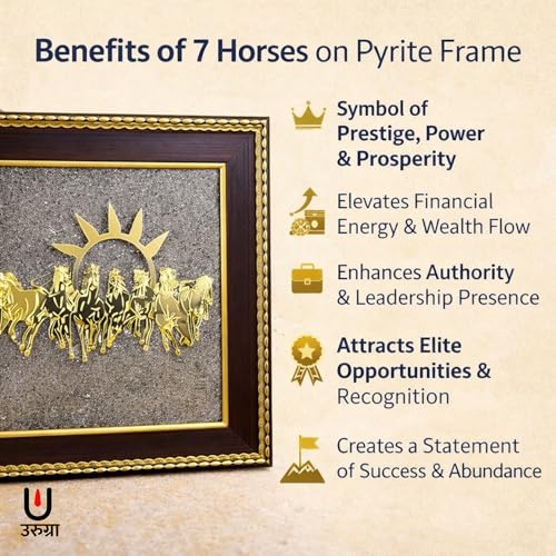 urugra 7 Running Horses on Raw Pyrite Frame by tinydabba - 2
