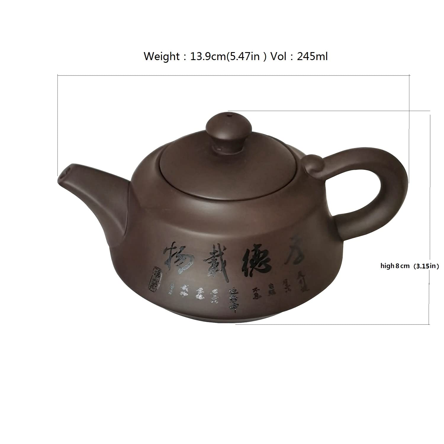 Juego de té Chino - Juego de té de cerámica de Kung fu Chino, Tetera, Taza de té, Ceremonia del té, Regalo ()