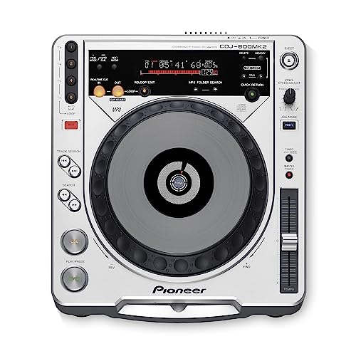  Pioneer CDJ-800 MK2 Personal CD player Silver - CD players (115 dB, 0.006%, MP3, 4-20000 Hz, 12 & 8cm, 24 W)
