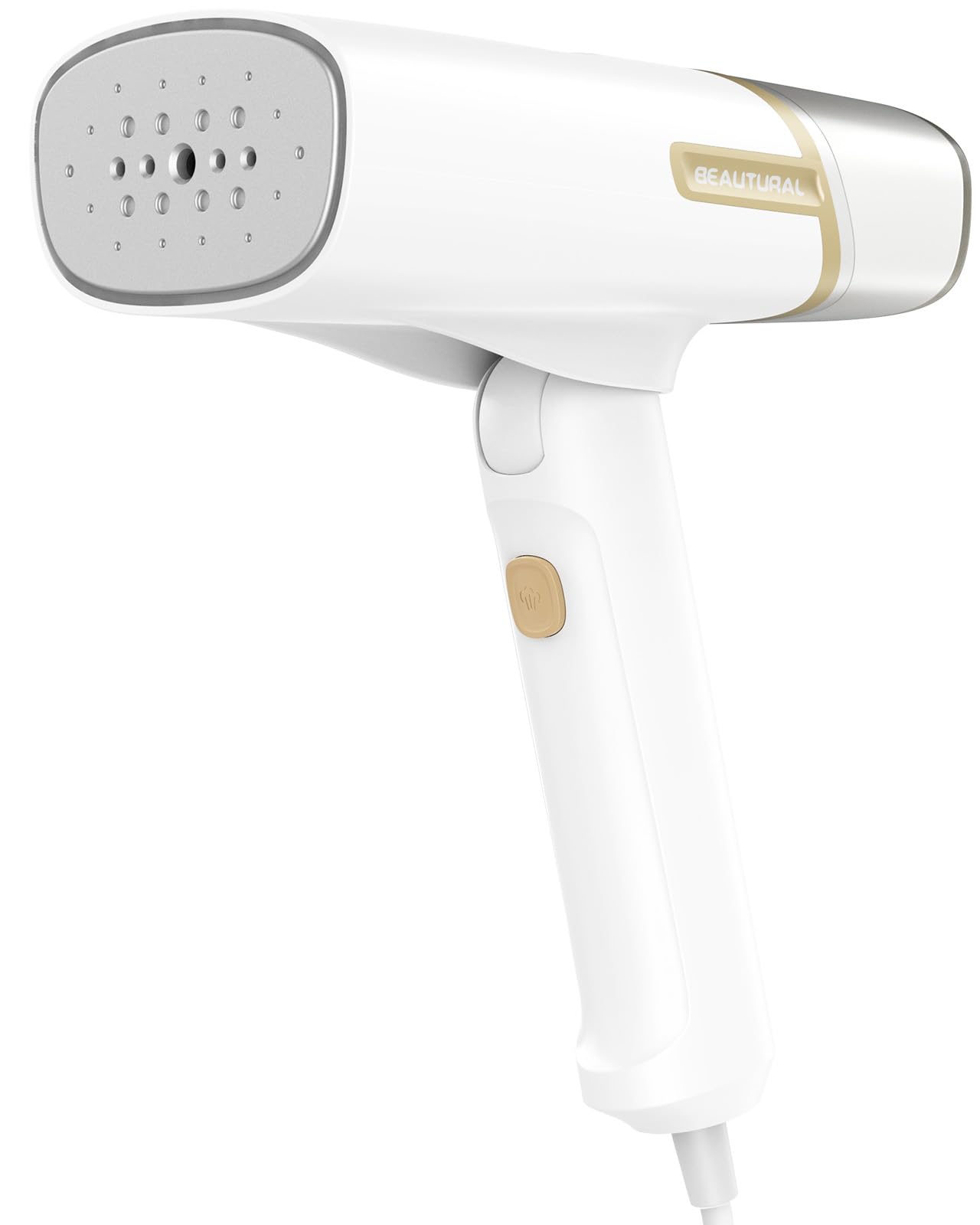 BEAUTURAL 1400W Foldable Handheld Garment Steamer, Portable Clothes Wrinkle Remover for Home and Travel, Fast Heat-Up Fabric Steamer