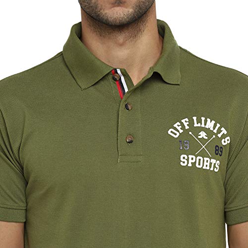 Image of OFF LIMITS Sports Polo for Mens (Olive)