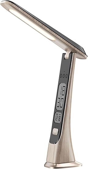 BluBasket Foldable Desk Lamp Calendar LED Light for Eyes Perpetual Desk Rechargeable Light Eye Foldable Clock Soft Rechargeable Pack of 1