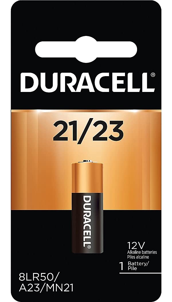 21/23-12V Alkaline-Battery, 1 Count Pack, 21/23 12 Volt Alkaline-Battery, Long-Lasting for Key Fobs,-Car Alarms, GPS Trackers, and More