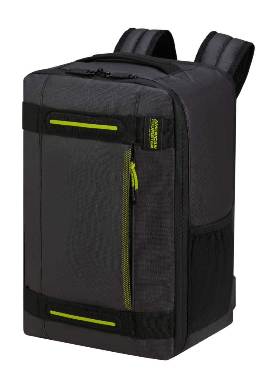 American Tourister Zaino da cabina, comodo, pratico e capiente con chiusura zip. Dispone di un ampio scomparto principale con cinghie fermabiti, vano porta pc, tasca esterna frontale con chiusura zip