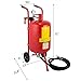 10 Gallon Sand Blaster Pot Sandblasting Kit 125Psi Pressure Blaster Machine for Rust Removal Paint Cleaning Surface Treatment Tool for Metal Wood Glass Automotive Workshop Equipment