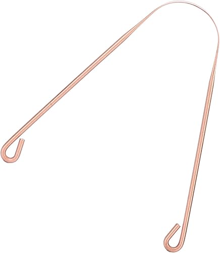 Miniatura 3 de Raspador de lengua de cobre puro, limpiador profesional de lengua para eliminación de mal aliento, herramienta esencial de mantenimiento de higiene