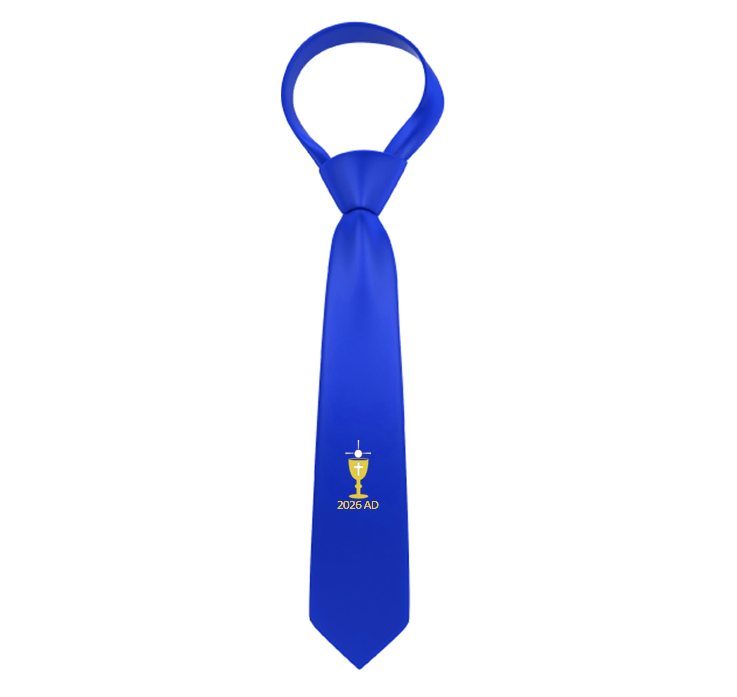 Official Parkers Online First Holy Communion Tie Dated (Blue Dated)