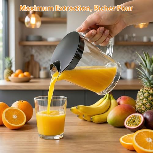 Image of NEWBULIG Centrifugal Juicer, 2.5 inch Feed Chute, Silver