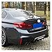 M Performance Pro Style Rear Trunk Roof Spoiler Lip Wing Compatible for BMW G30 G38 F90 M5 M5+ 2017-2023 Body Kit Car Styling Accessories(Glossy Black)