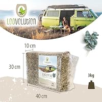Loovolution Hanfeinstreu Eukalyptus für Toiletten, 3 kg – Ansicht 2